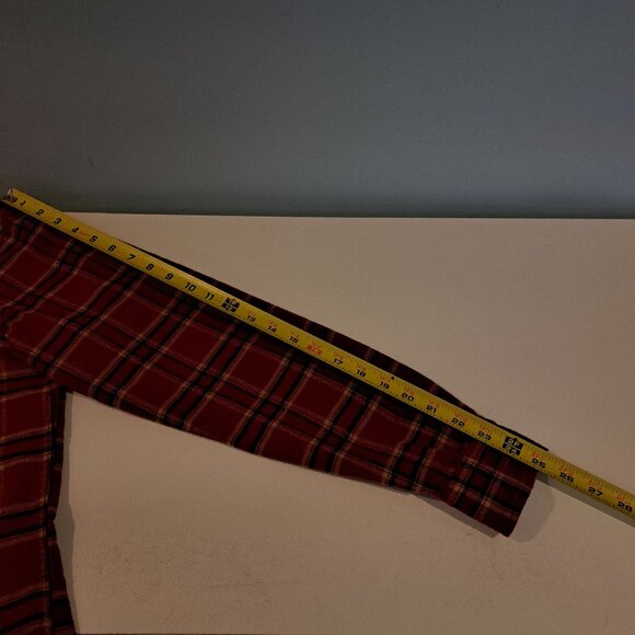 Banana Republic Men's Small Standard Fit Plaid 100% Cotton Flannel Shirt/Jacket - Picture 10 of 11